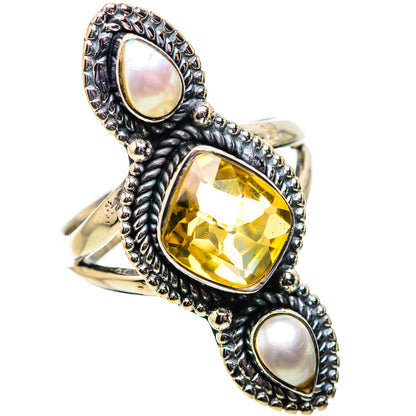 Citrine Rings handcrafted by Ana Silver Co - RING134078 - Photo 2