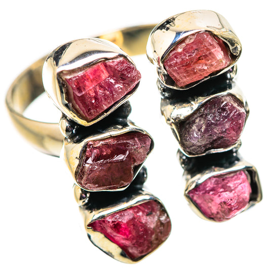 Pink Tourmaline Rings handcrafted by Ana Silver Co - RING134080 - Photo 2