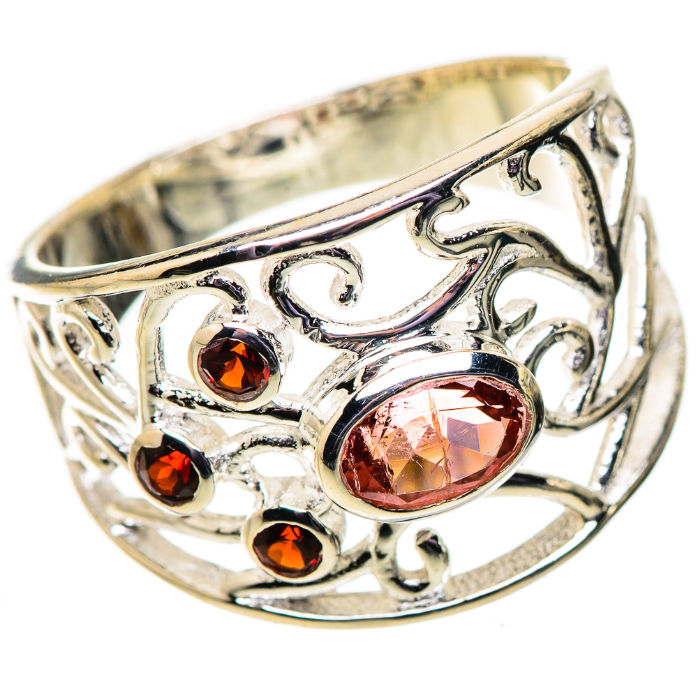 Garnet Rings handcrafted by Ana Silver Co - RING134087 - Photo 2