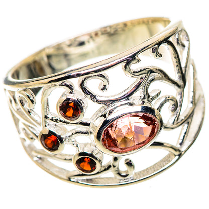 Garnet Rings handcrafted by Ana Silver Co - RING134087 - Photo 2