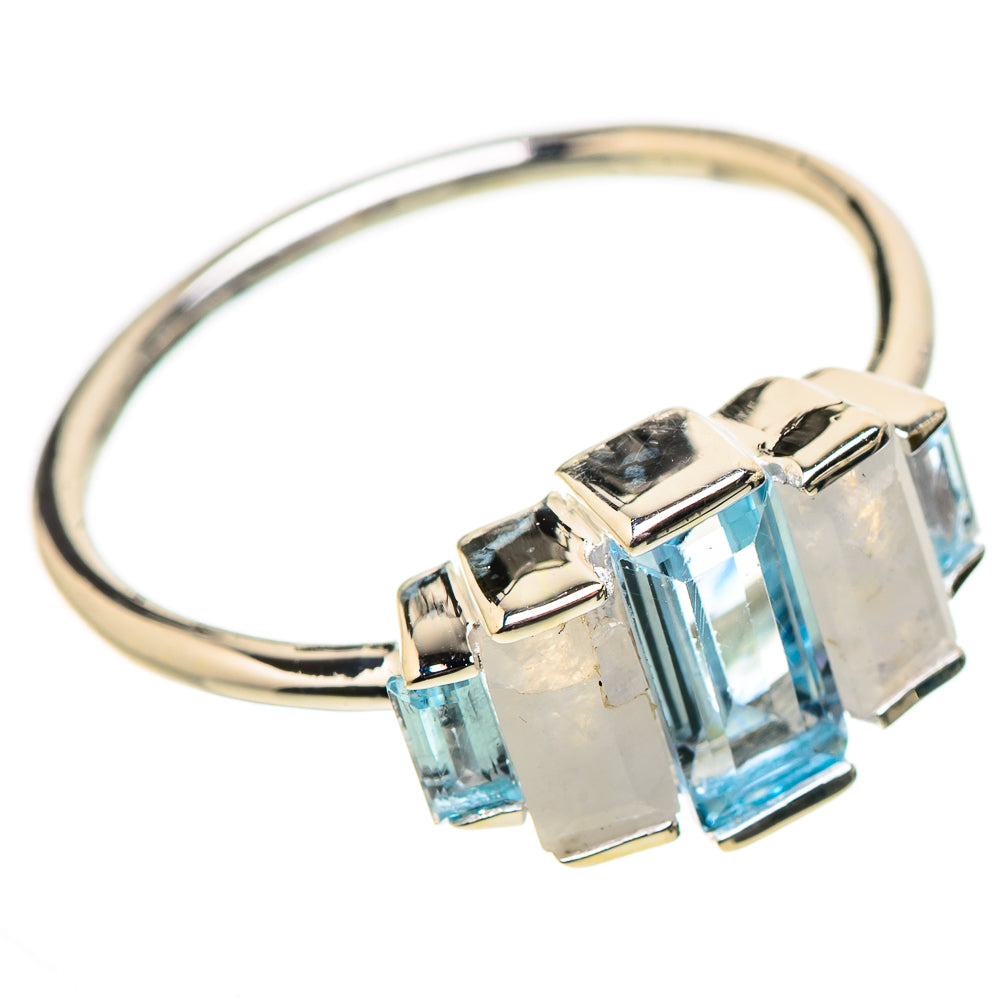 Blue Topaz Rings handcrafted by Ana Silver Co - RING134090 - Photo 2