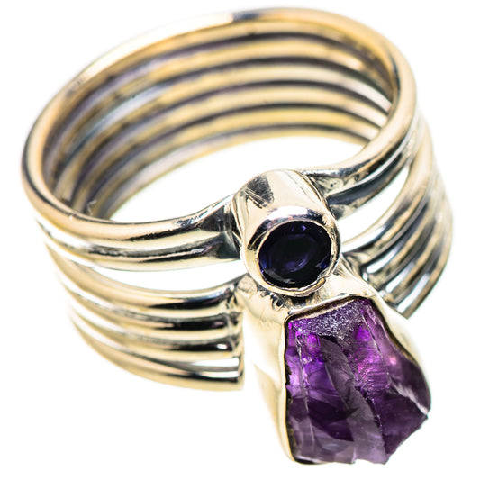 Amethyst Rings handcrafted by Ana Silver Co - RING134106 - Photo 2