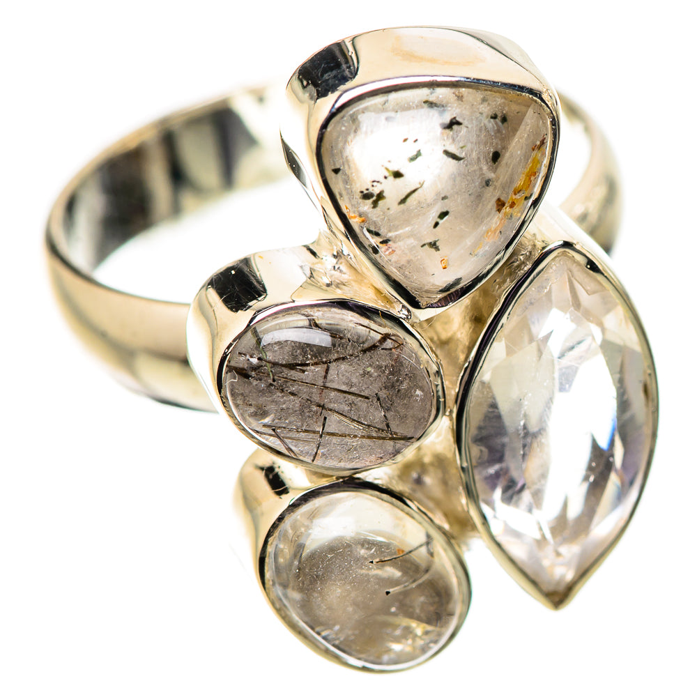 White Quartz Rings handcrafted by Ana Silver Co - RING134109 - Photo 2
