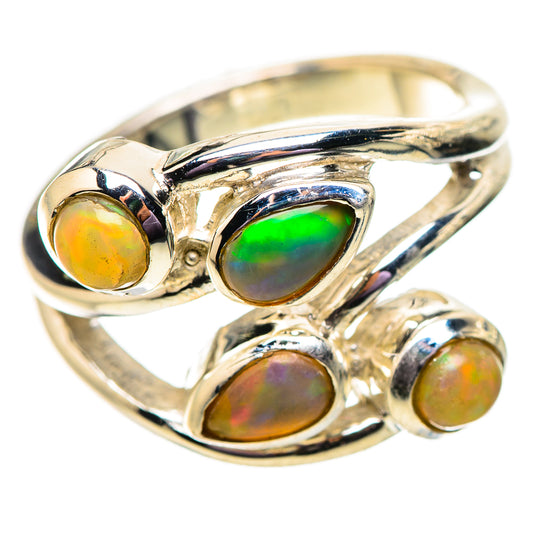 Ethiopian Opal Rings handcrafted by Ana Silver Co - RING134114 - Photo 2