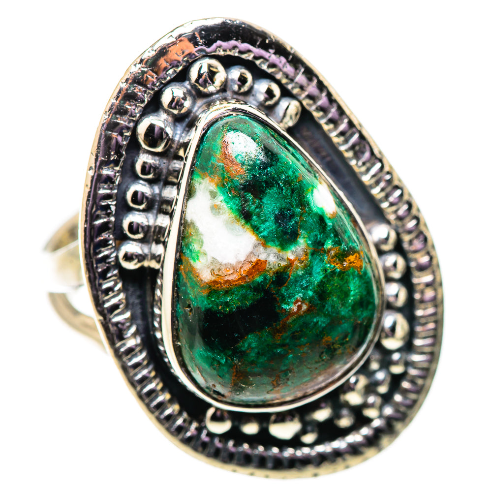 Malachite Rings handcrafted by Ana Silver Co - RING134125 - Photo 2
