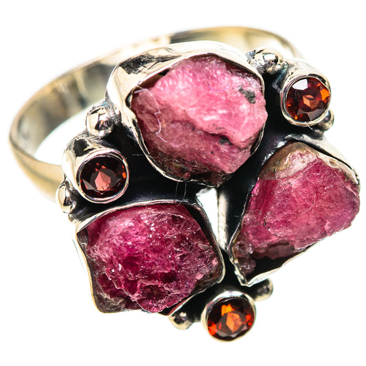 Pink Tourmaline Rings handcrafted by Ana Silver Co - RING134130 - Photo 2