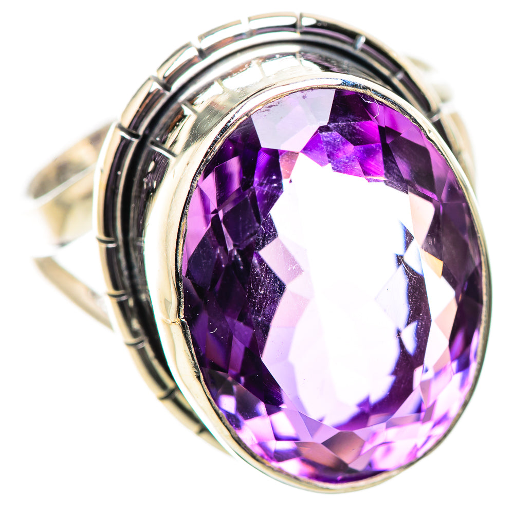 Amethyst Rings handcrafted by Ana Silver Co - RING134134 - Photo 2