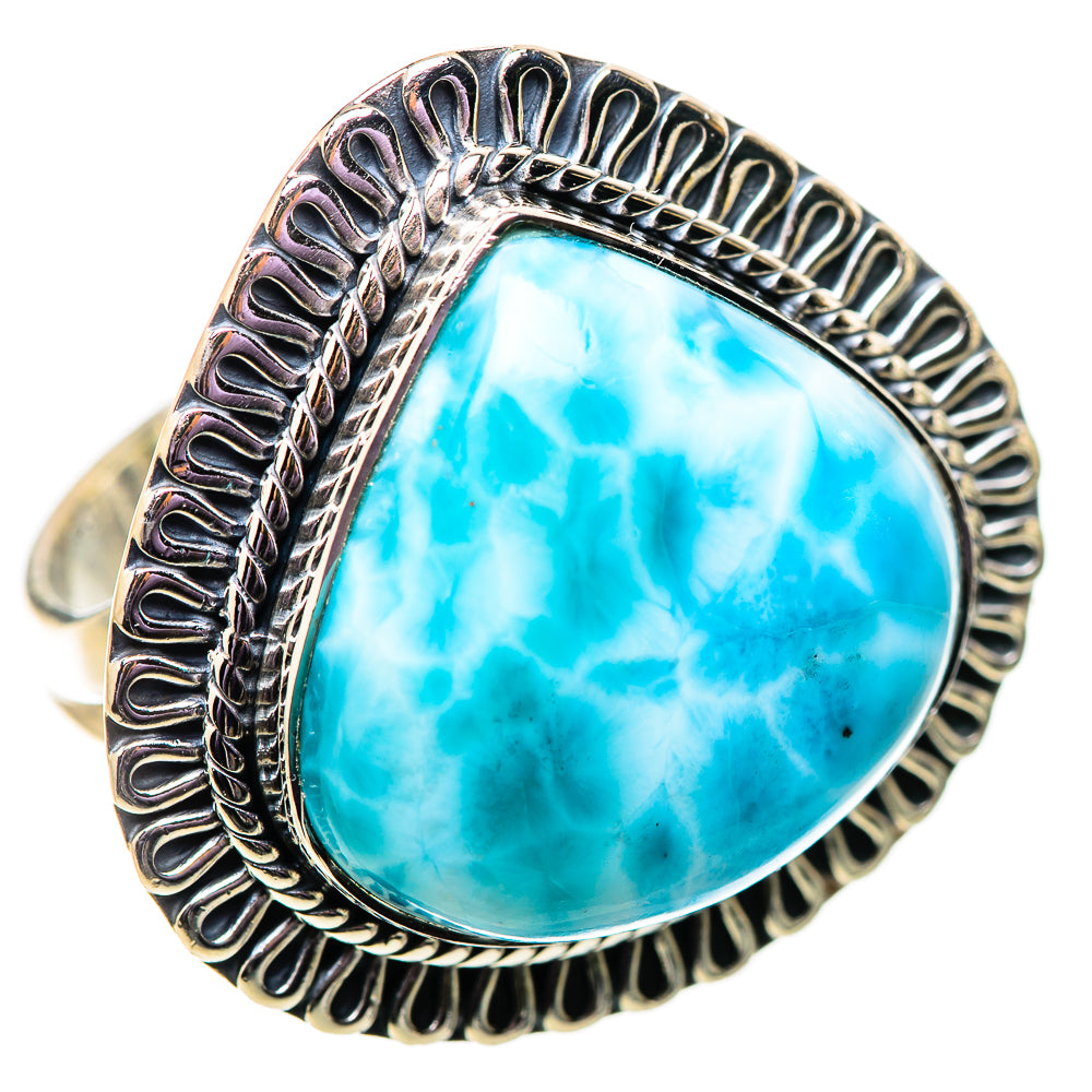 Larimar Rings handcrafted by Ana Silver Co - RING134140 - Photo 2