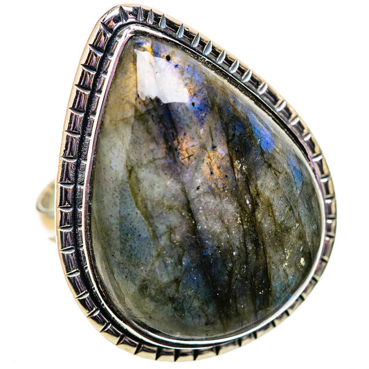 Labradorite Rings handcrafted by Ana Silver Co - RING134141 - Photo 2