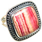 Rhodochrosite Rings handcrafted by Ana Silver Co - RING134150 - Photo 2