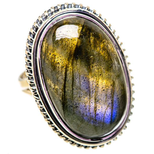 Labradorite Rings handcrafted by Ana Silver Co - RING134159 - Photo 2