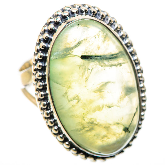 Prehnite Rings handcrafted by Ana Silver Co - RING134166 - Photo 2