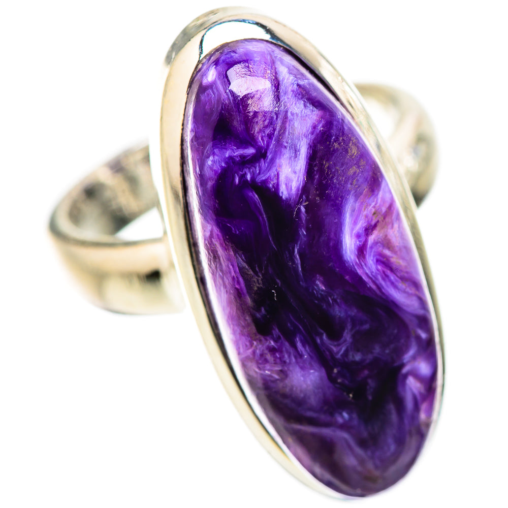 Charoite Rings handcrafted by Ana Silver Co - RING134176 - Photo 2