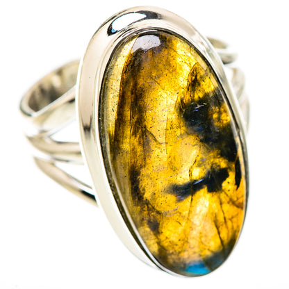 Labradorite Rings handcrafted by Ana Silver Co - RING134182 - Photo 2