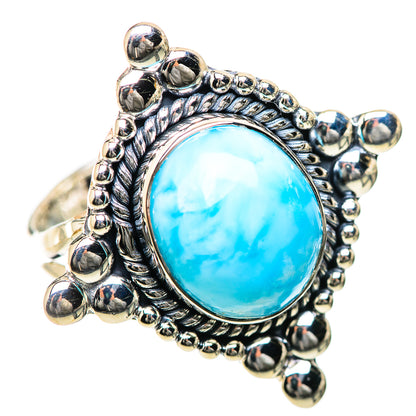 Larimar Rings handcrafted by Ana Silver Co - RING134184 - Photo 2