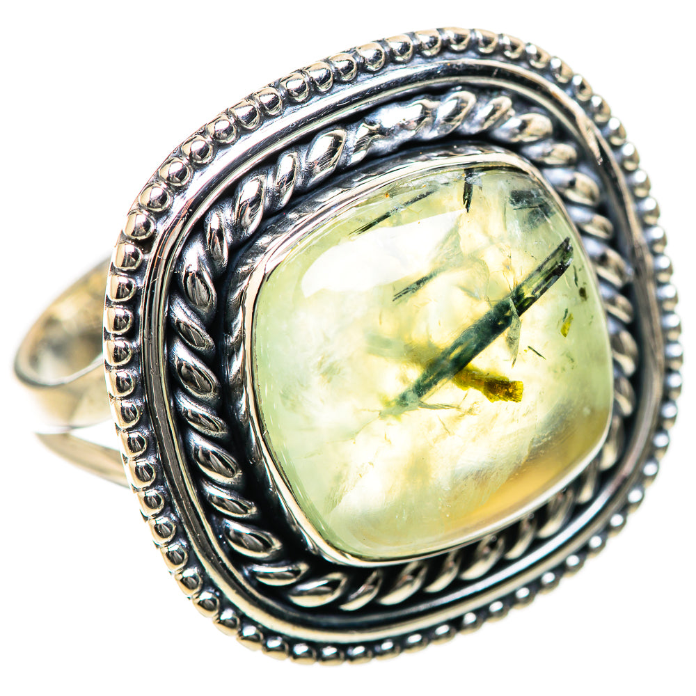 Prehnite Rings handcrafted by Ana Silver Co - RING134188 - Photo 2