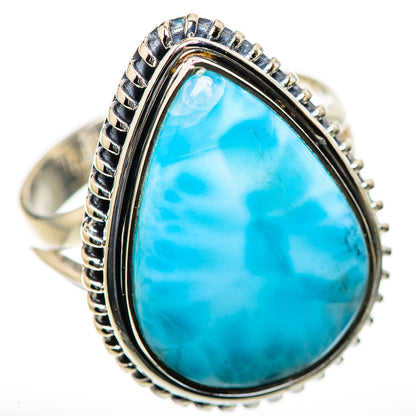 Larimar Rings handcrafted by Ana Silver Co - RING134202 - Photo 2