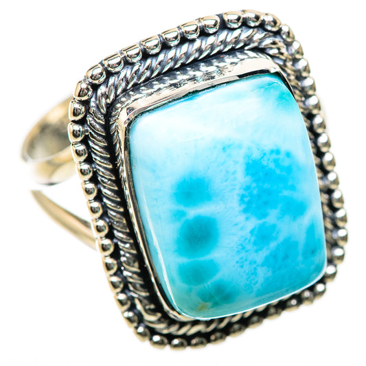 Larimar Rings handcrafted by Ana Silver Co - RING134204 - Photo 2