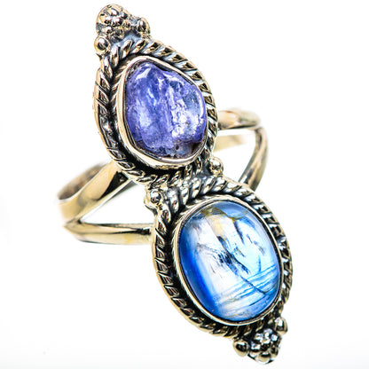 Kyanite, Tanzanite Rings handcrafted by Ana Silver Co - RING134222 - Photo 2