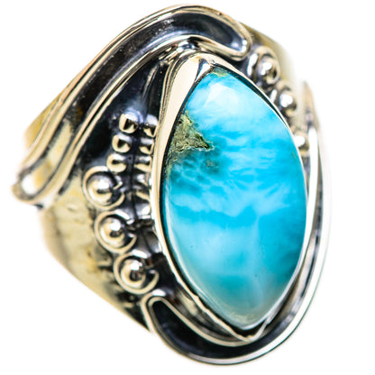 Larimar Rings handcrafted by Ana Silver Co - RING134223 - Photo 2