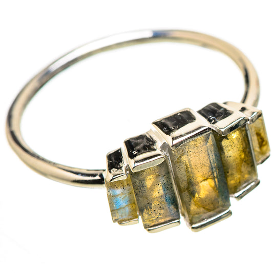 Labradorite Rings handcrafted by Ana Silver Co - RING134224 - Photo 2
