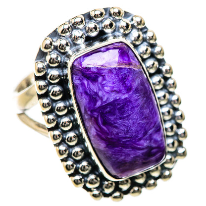 Charoite Rings handcrafted by Ana Silver Co - RING134234 - Photo 2