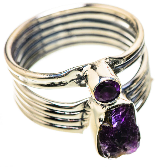 Amethyst Rings handcrafted by Ana Silver Co - RING134235 - Photo 2