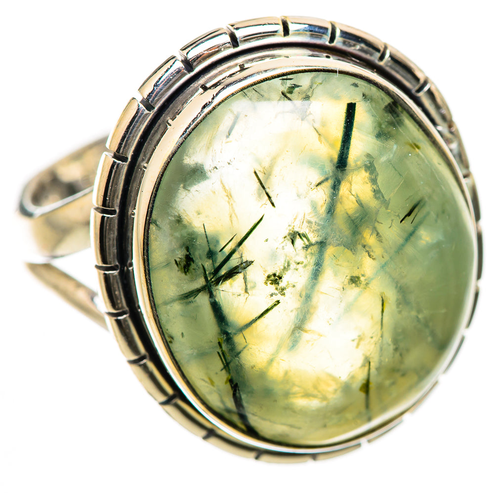 Prehnite Rings handcrafted by Ana Silver Co - RING134244 - Photo 2