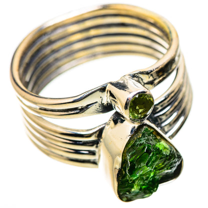 Chrome Diopside, Peridot Rings handcrafted by Ana Silver Co - RING134245 - Photo 2