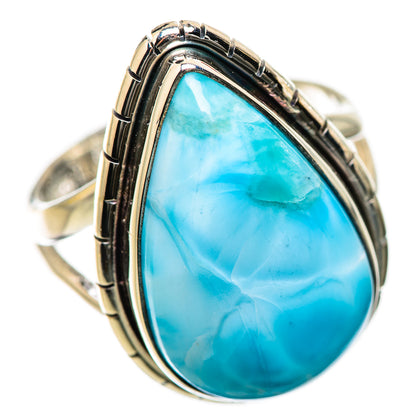 Larimar Rings handcrafted by Ana Silver Co - RING134256 - Photo 2