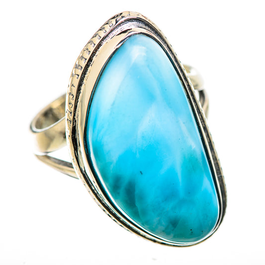 Larimar Rings handcrafted by Ana Silver Co - RING134260 - Photo 2