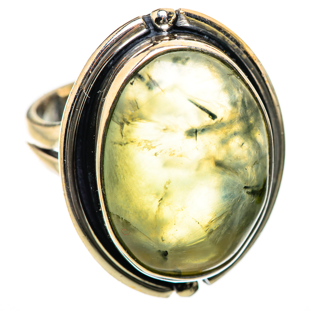 Prehnite Rings handcrafted by Ana Silver Co - RING134261 - Photo 2