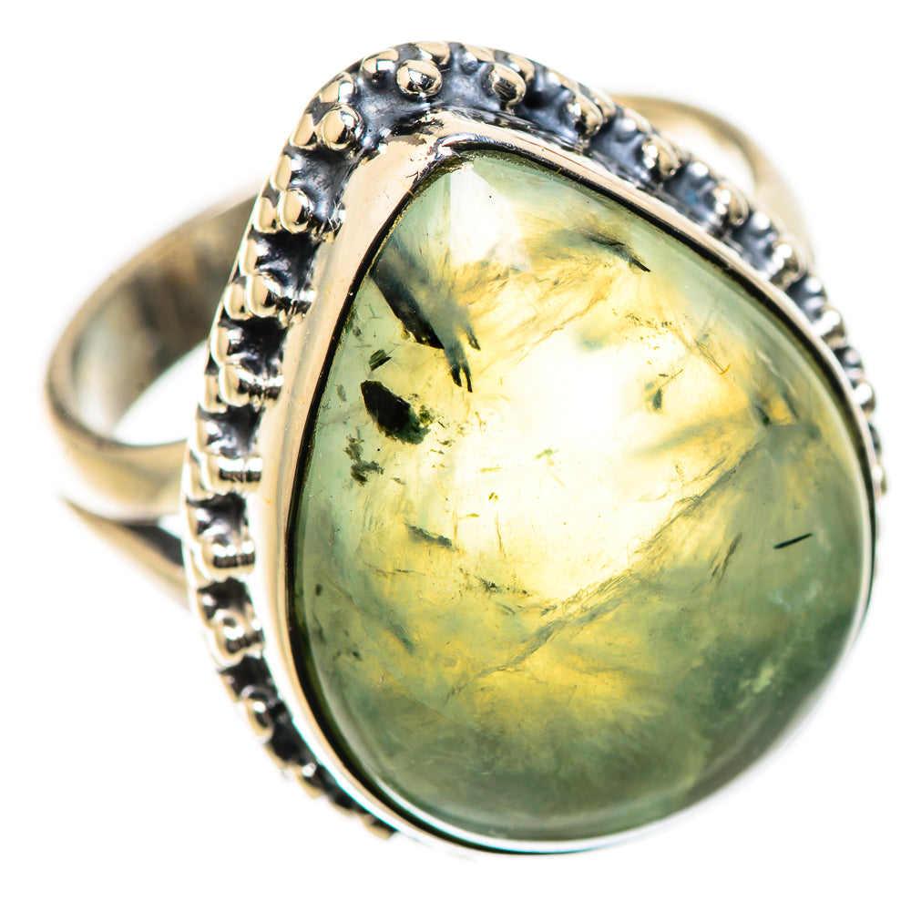 Prehnite Rings handcrafted by Ana Silver Co - RING134263 - Photo 2