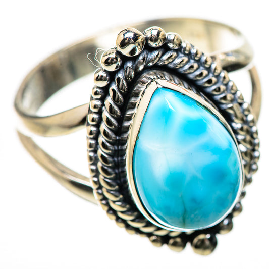 Larimar Rings handcrafted by Ana Silver Co - RING134272 - Photo 2