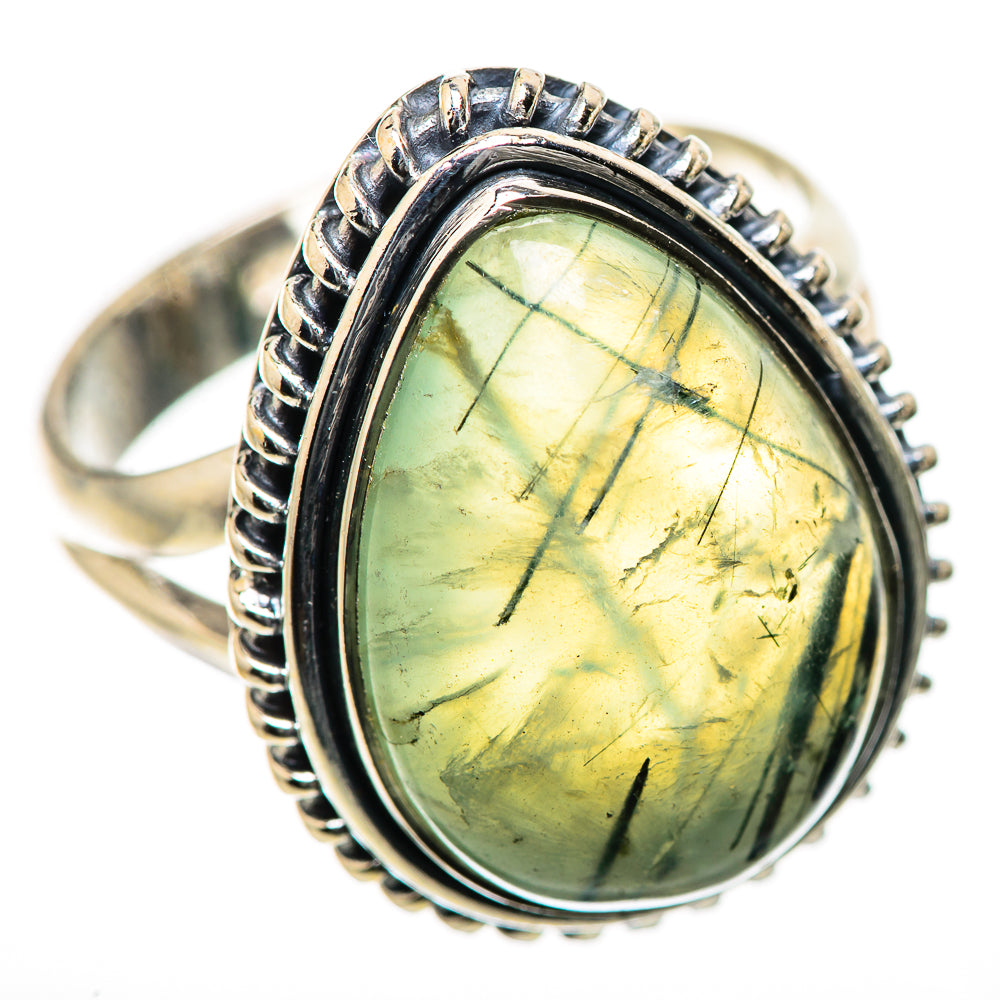 Prehnite Rings handcrafted by Ana Silver Co - RING134274 - Photo 2