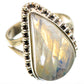 Rainbow Moonstone Rings handcrafted by Ana Silver Co - RING134276 - Photo 2