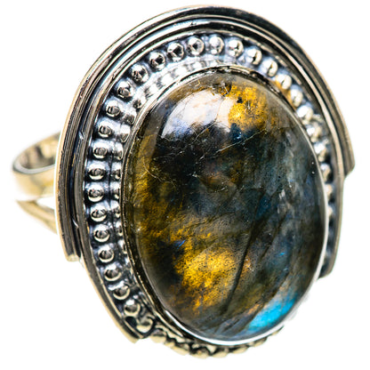 Labradorite Rings handcrafted by Ana Silver Co - RING134286 - Photo 2