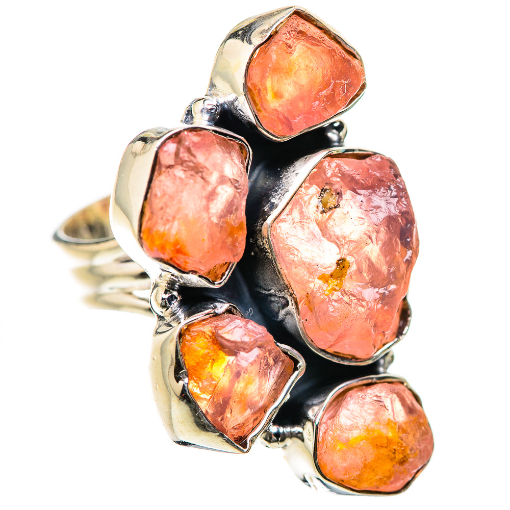 Rose Quartz Rings handcrafted by Ana Silver Co - RING134292 - Photo 2