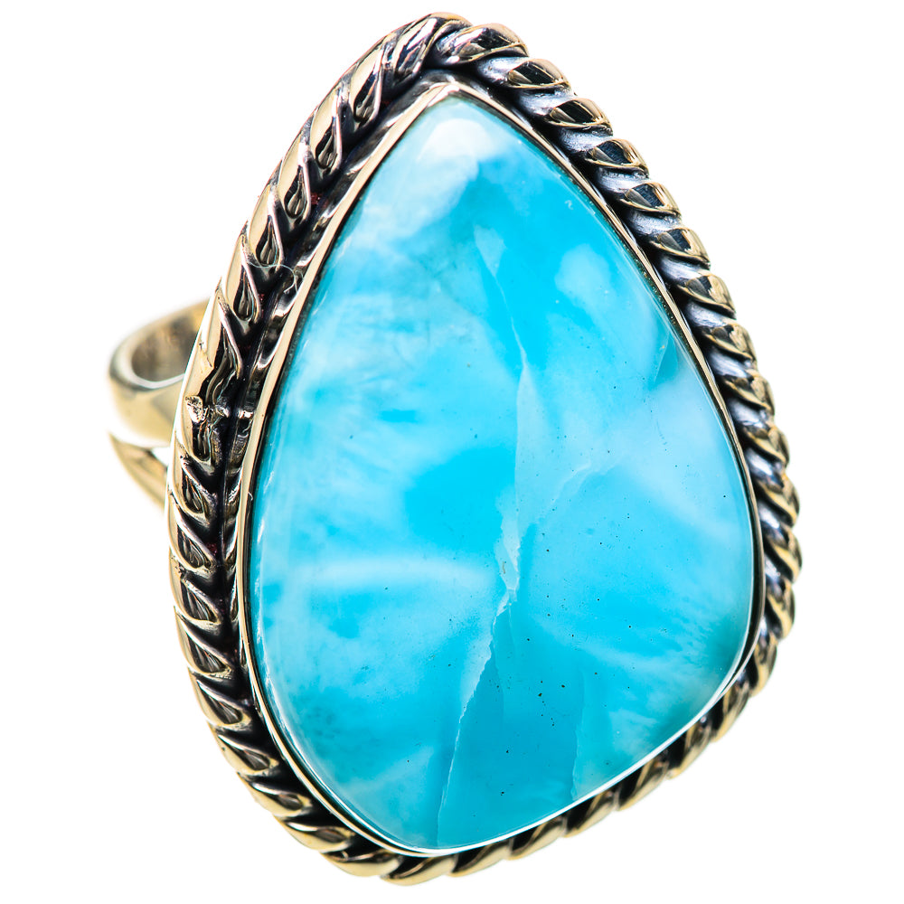 Larimar Rings handcrafted by Ana Silver Co - RING134300 - Photo 2