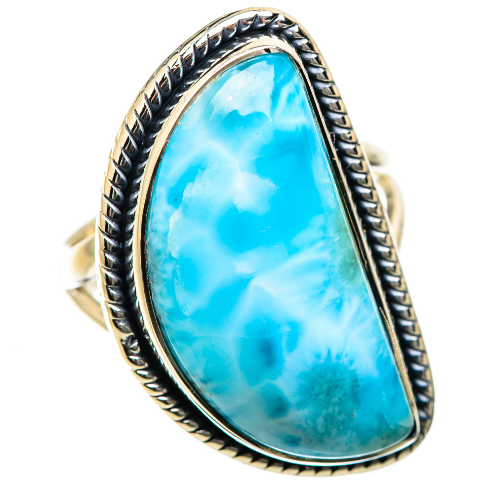 Larimar Rings handcrafted by Ana Silver Co - RING134302 - Photo 2