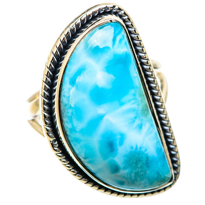 Larimar Rings handcrafted by Ana Silver Co - RING134302 - Photo 2