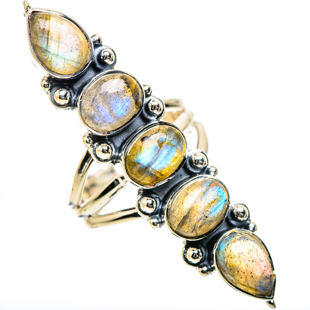 Labradorite Rings handcrafted by Ana Silver Co - RING134304 - Photo 2