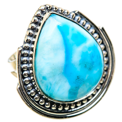 Larimar Rings handcrafted by Ana Silver Co - RING134305 - Photo 2