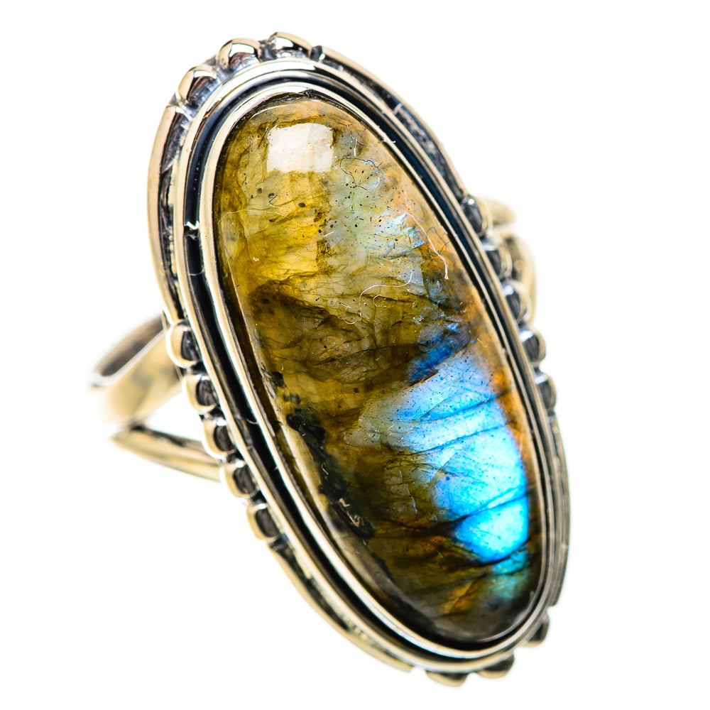 Labradorite Rings handcrafted by Ana Silver Co - RING134315 - Photo 2
