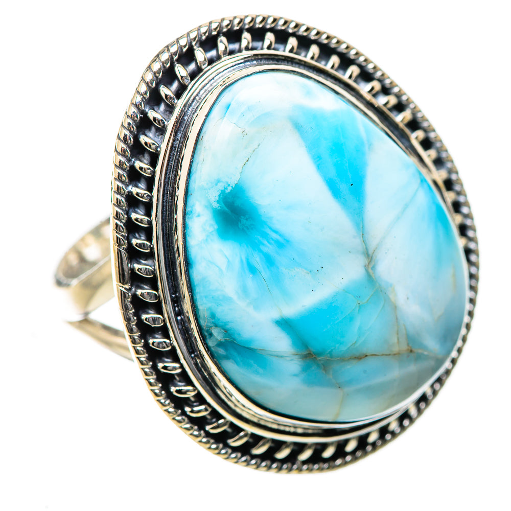 Larimar Rings handcrafted by Ana Silver Co - RING134316 - Photo 2