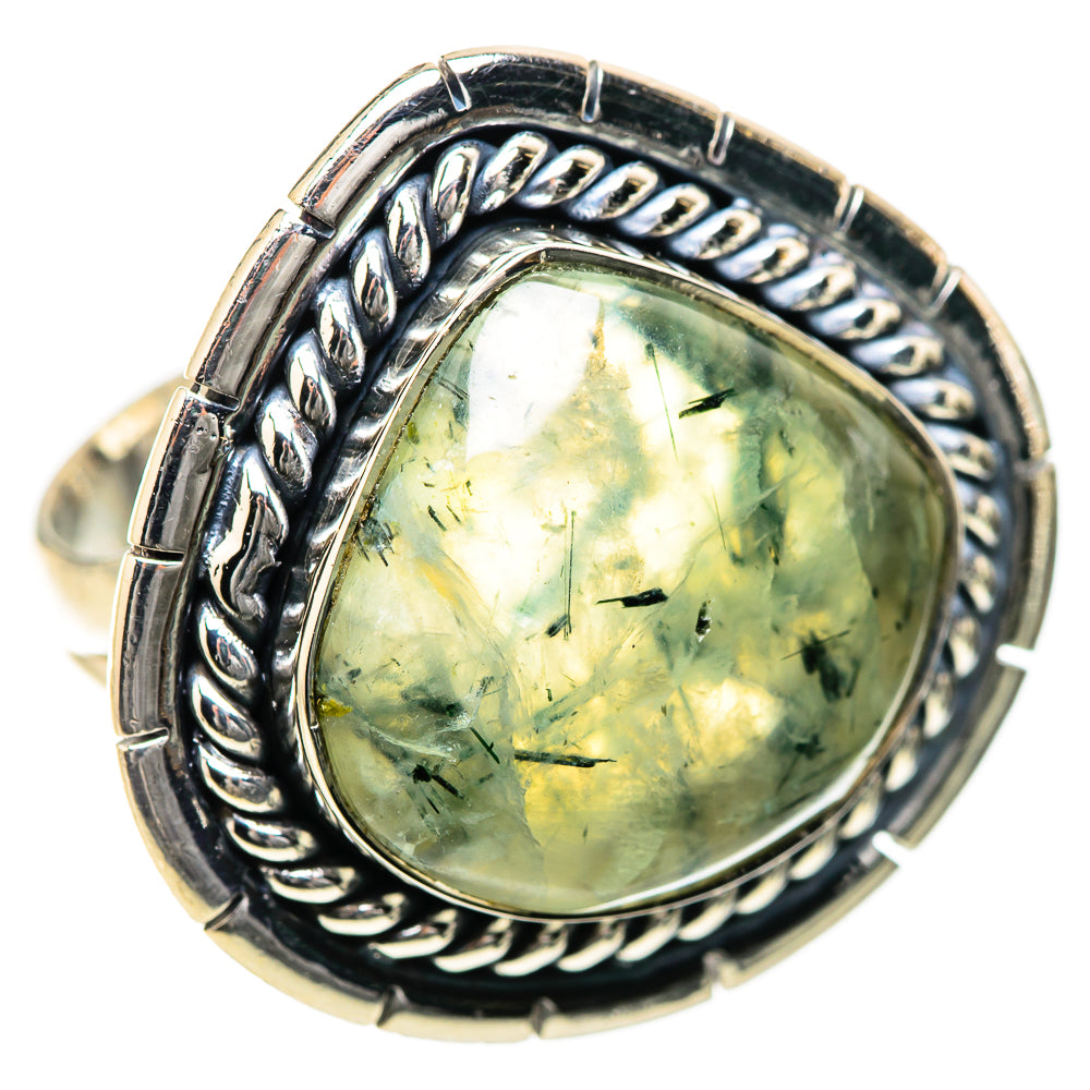 Prehnite Rings handcrafted by Ana Silver Co - RING134319 - Photo 2