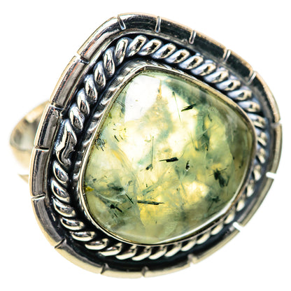Prehnite Rings handcrafted by Ana Silver Co - RING134319 - Photo 2