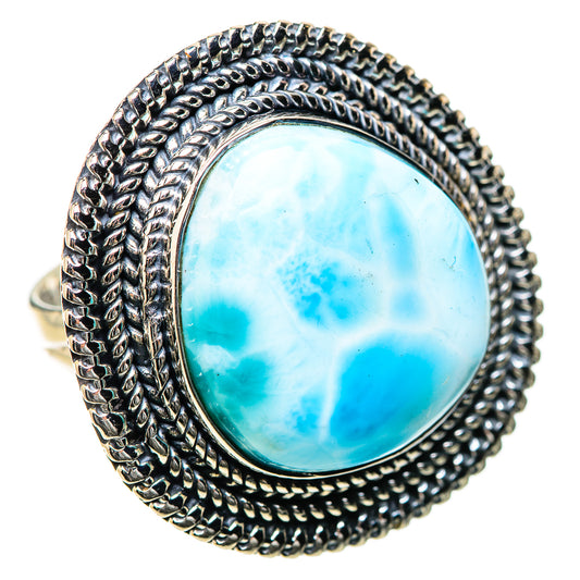 Larimar Rings handcrafted by Ana Silver Co - RING134326 - Photo 2