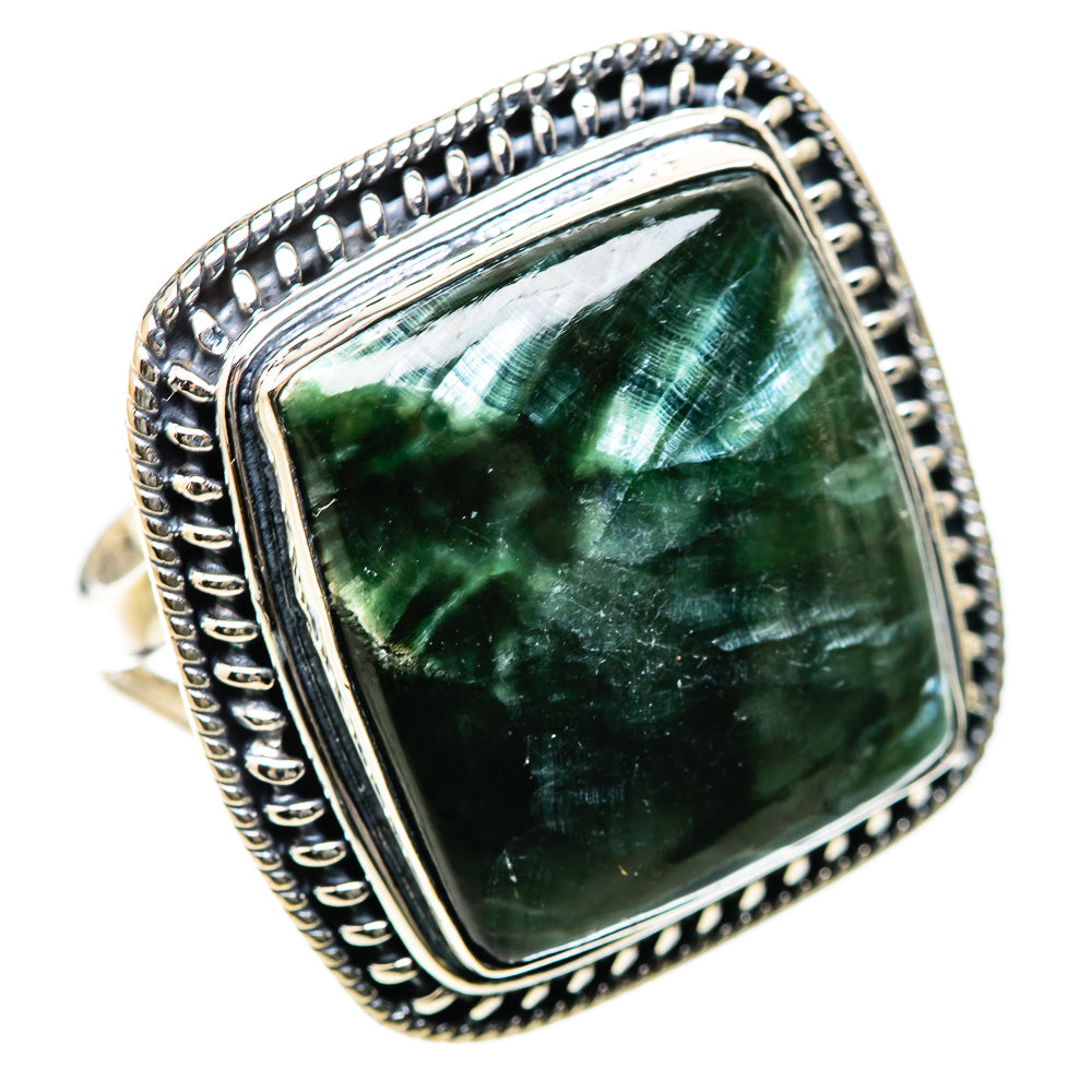 Seraphinite Rings handcrafted by Ana Silver Co - RING134329 - Photo 2