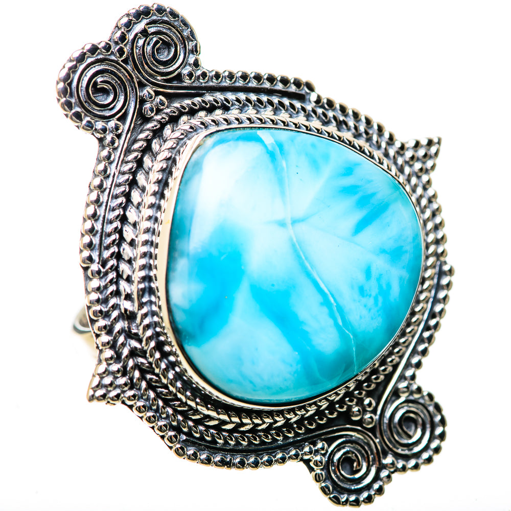 Larimar Rings handcrafted by Ana Silver Co - RING134337 - Photo 2